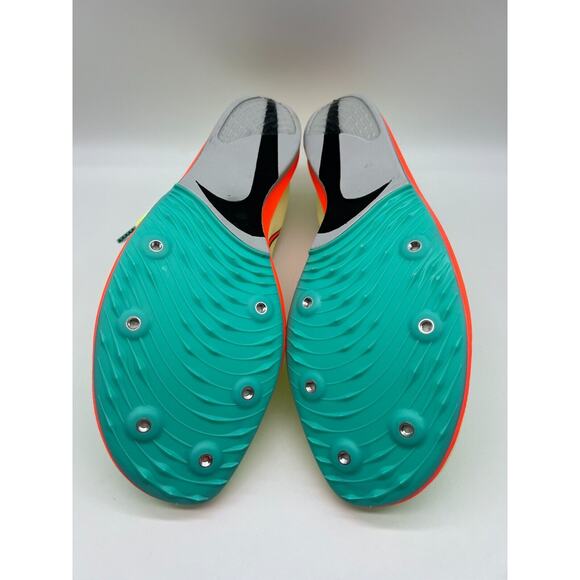 Nike ZoomX Dragonfly Volt OrangeTrack Spikes CV0400-700 Men's Size 14 NWT - Picture 4 of 12